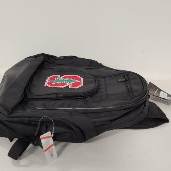 NWT Mojo Stanford Cardinals Logo Black Backpac - Picture 8 of 8